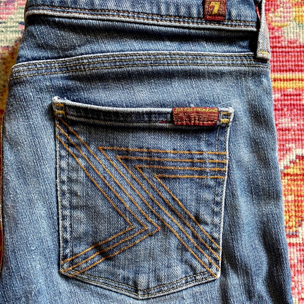 7 For All Mankind Cropped Jeans - Picture 2 of 5